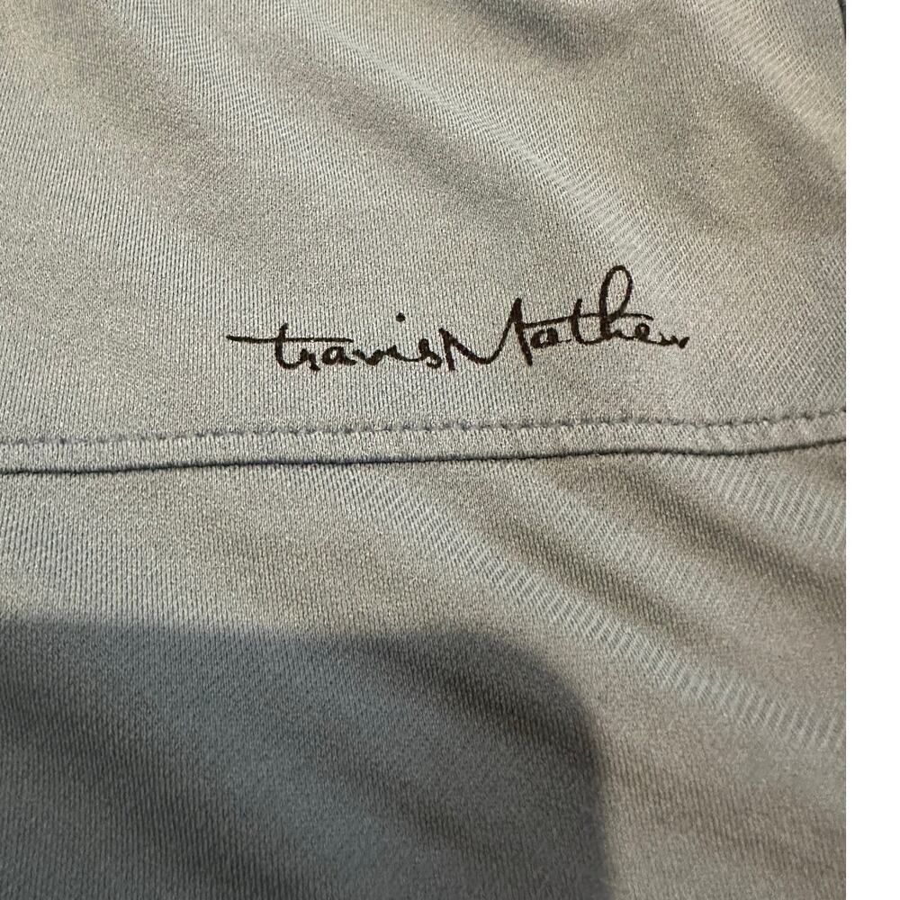 TravisMathew Men’s Casual Golf Polo Shirt Blue Size Medium Performance Polo - Picture 4 of 6